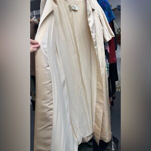 Glamorous Opera Coat Silk and Satin PROJECT PIECE Vintage 1960s